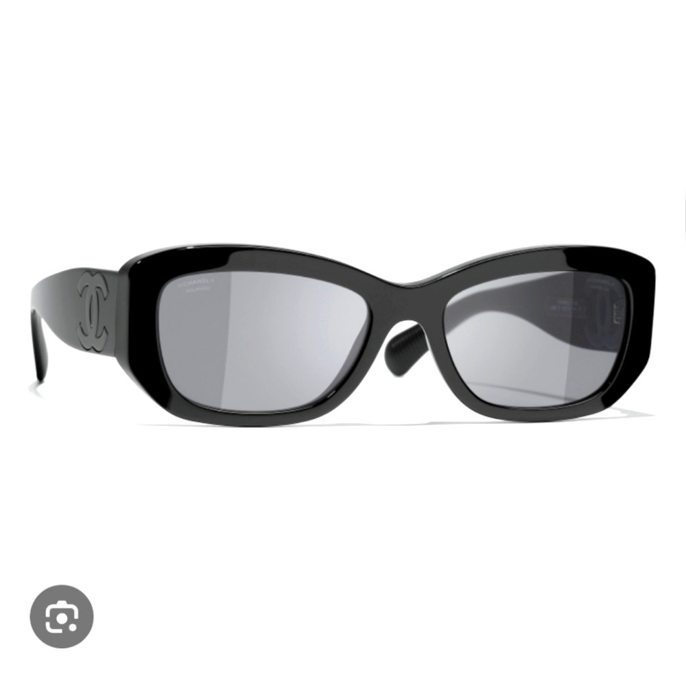 CHANEL CH5493A C.888/T8 Designer Sunglasses | Black Frame | Black & Grey Lenses - Picture 4 of 12